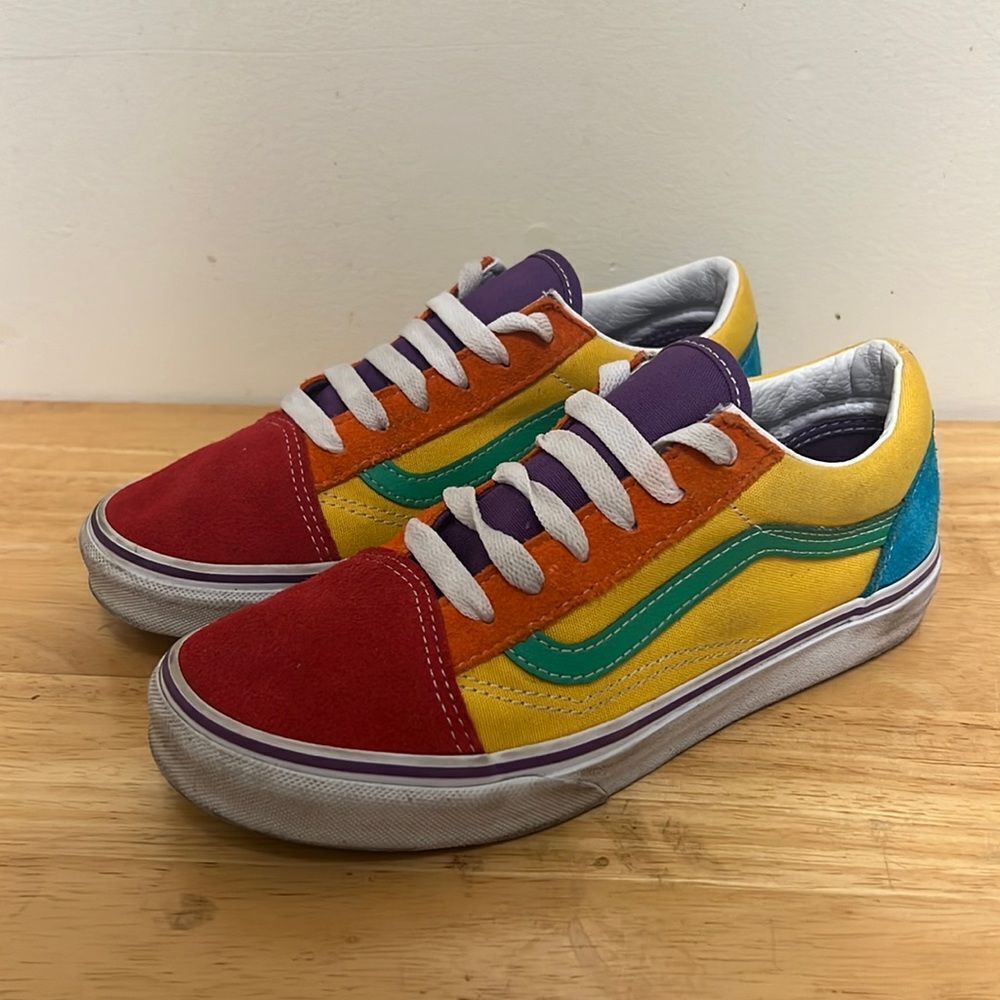 Vans Colorblock Sneakers Size 4.5Y
